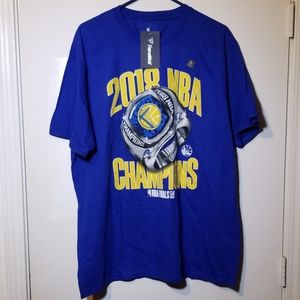 Men's fanatic 2018 warriors NBA champions t-shirt